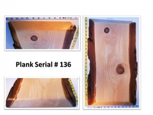 Plank #136 $125.00 + $20.00 shipping